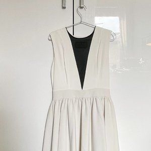 Malene Birger A/S White and Black Cocktail Dress